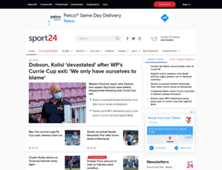 sports24.co.za screenshot