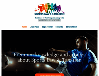 sportsandtaxation.com screenshot