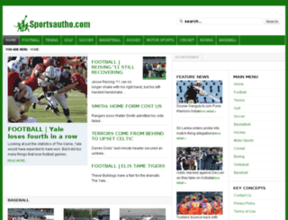 sportsautho.com screenshot