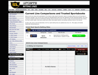 sportsbettinglines.com screenshot