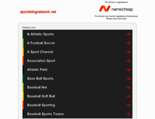 sportsblognetwork.net screenshot