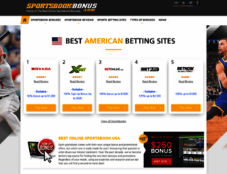 sportsbookbonus.com screenshot