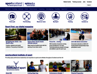 sportscotland.org.uk screenshot