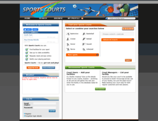 sportscourts.com.au screenshot