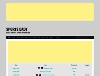 sportsdady.com screenshot