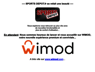 sportsdepot.fr screenshot