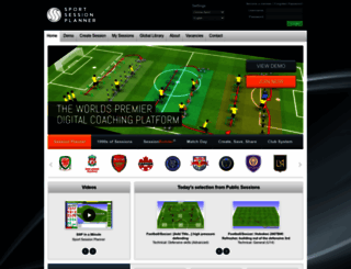 sportsessionplanner.com screenshot
