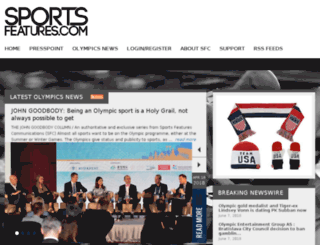 sportsfeatures.com screenshot