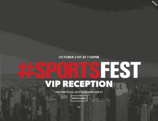 sportsfestvipreception.splashthat.com screenshot