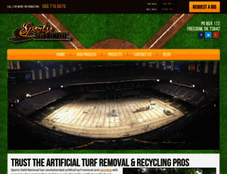 sportsfieldremoval.com screenshot