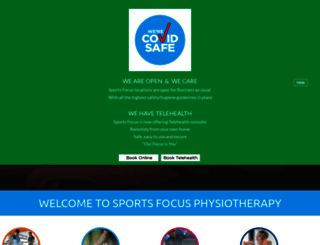 sportsfocusphysio.com.au screenshot