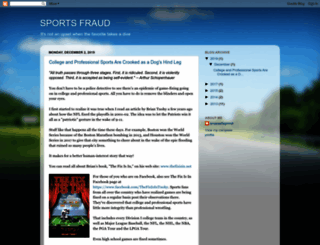 sportsfraud.blogspot.com screenshot
