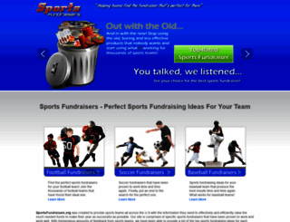 sportsfundraisers.org screenshot