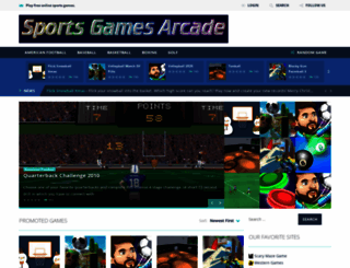 sportsgamesarcade.com screenshot