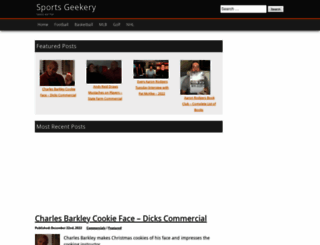 sportsgeekery.com screenshot