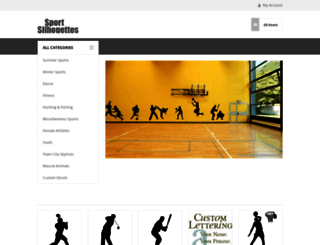 sportsilhouettes.com screenshot