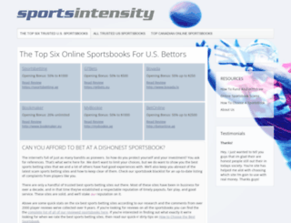 sportsintensity.com screenshot
