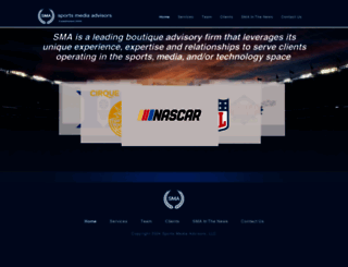 sportsmediaadvisors.com screenshot
