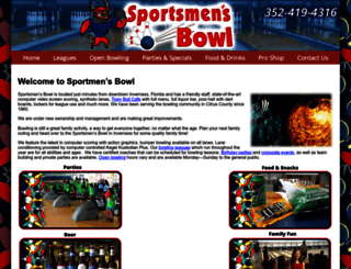 sportsmensbowl.com screenshot