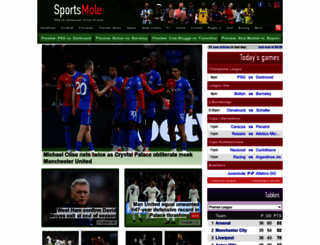 sportsmole.co.uk screenshot