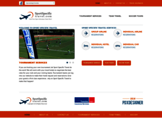 sportspecifictravel.com screenshot