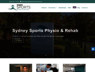 sportsphysioandrehab.com.au screenshot
