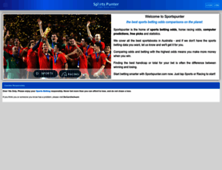 sportspunter.com.au screenshot