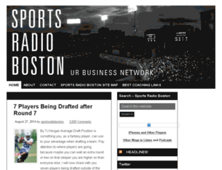 sportsradioboston.com screenshot