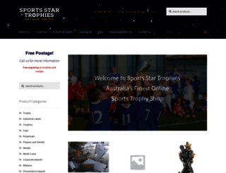 sportsstartrophies.com.au screenshot
