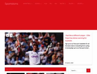 sportstons.com screenshot