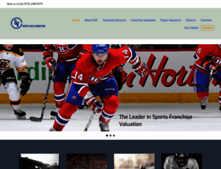 sportsvalueconsulting.com screenshot