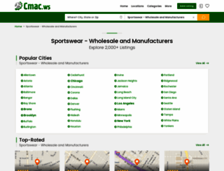 sportswear-wholesalers.cmac.ws screenshot