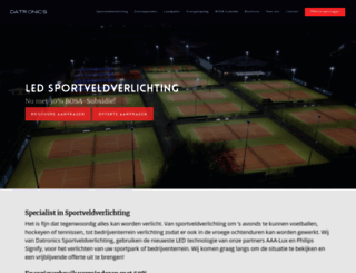 sportveldledverlichting.com screenshot