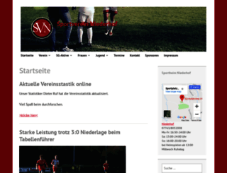 sportverein-niederhof.de screenshot