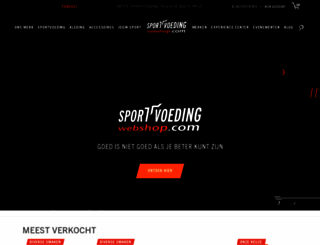 sportvoedingwebshop.com screenshot