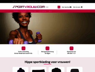 sportvrouw.com screenshot