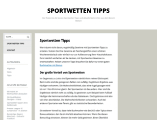 sportwetten-tipps.net screenshot