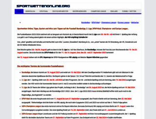 sportwettenonline.org screenshot