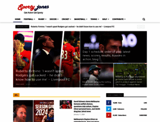 sportyjones.com screenshot