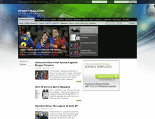 sportymagazine.blogspot.com screenshot