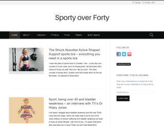 sportyoverforty.com screenshot