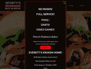 sportysbeefandbrew.com screenshot