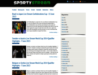 sportystream.blogspot.hu screenshot