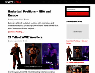 sportytell.com screenshot