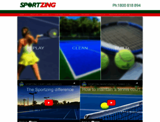 sportzing.com.au screenshot