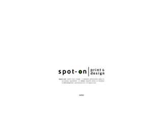 spot-onprint.com screenshot