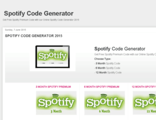 spotifycodegenerator.blogspot.in screenshot
