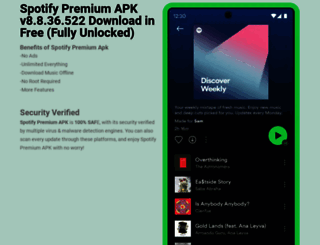 spotifypremiumapk.in screenshot