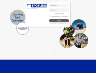 spotlesscontractors.learnconnect.com.au screenshot