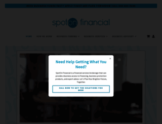spotonfinancial.com screenshot